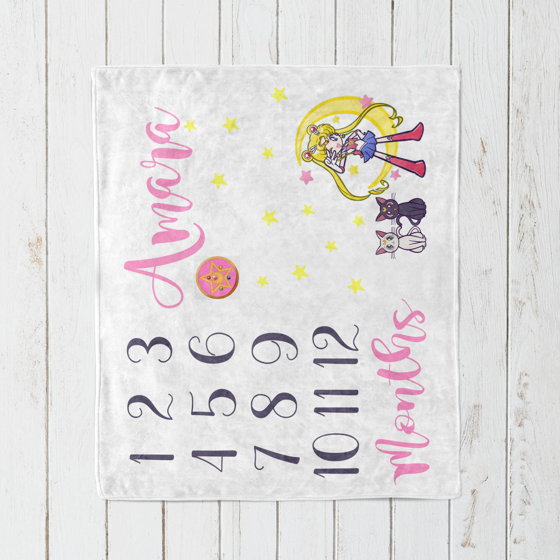 Sailor moon baby blanket sales